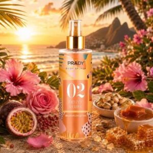 body splash 230ml prady nuevos aromas brazilian