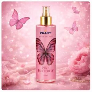 Body Splash butterfly 250ml Pink prady bruma corporal colonia agua de perfume