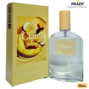 Eau de Toilette Claira Banana pour Femme - Mujer - 100 ml - Fragancia Dulce Frutal y Divertida