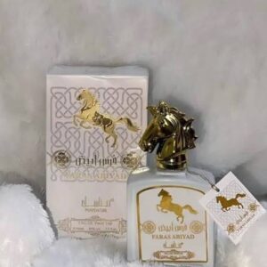 Faras Abiyad Eau de Parfum de Manash - Perfume de Caballo con Diseño Elegante y Aroma Duradero