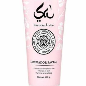 limpiador facial esencia árabe rosa viral 100g