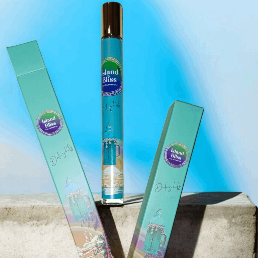 Mini perfume mujer island bliss 30ml para bolso o tester colonia agua de tocador