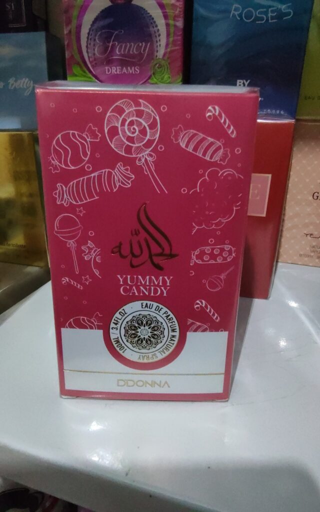 body splash body mist EAU de parfum yummy candy 100ml Donna