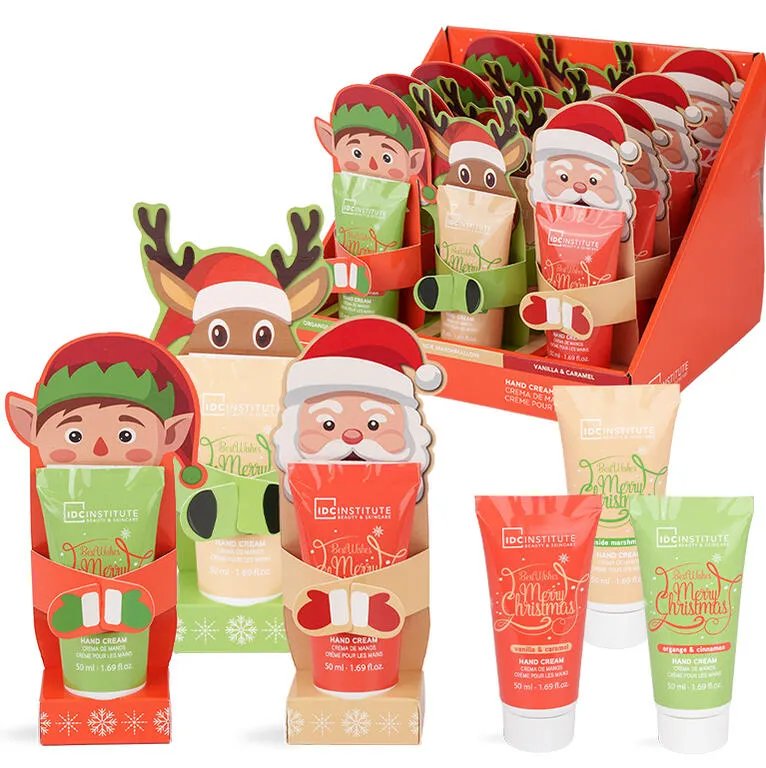crema de manos navidad elfo Noel reno idc institude