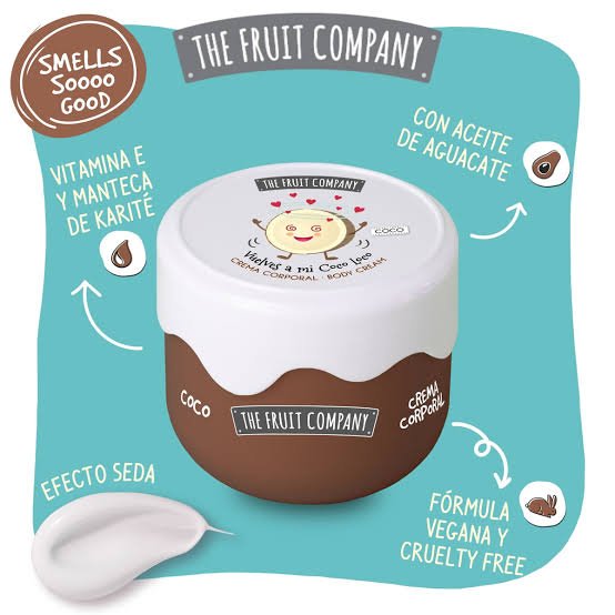 crema corporal fruit and company