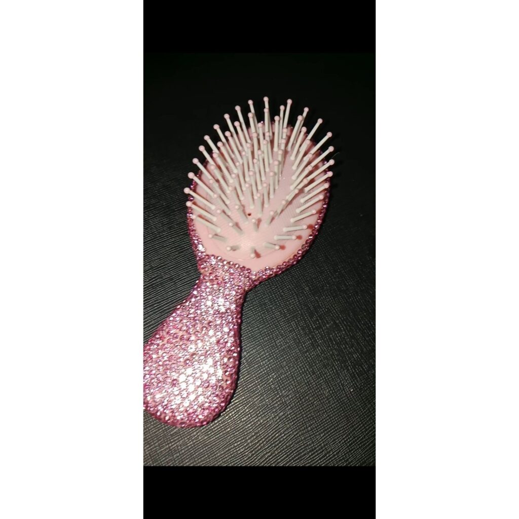 cepillo diamantes infantil rosa