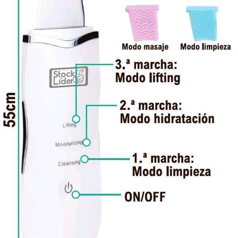 cepillo facial 3 modos